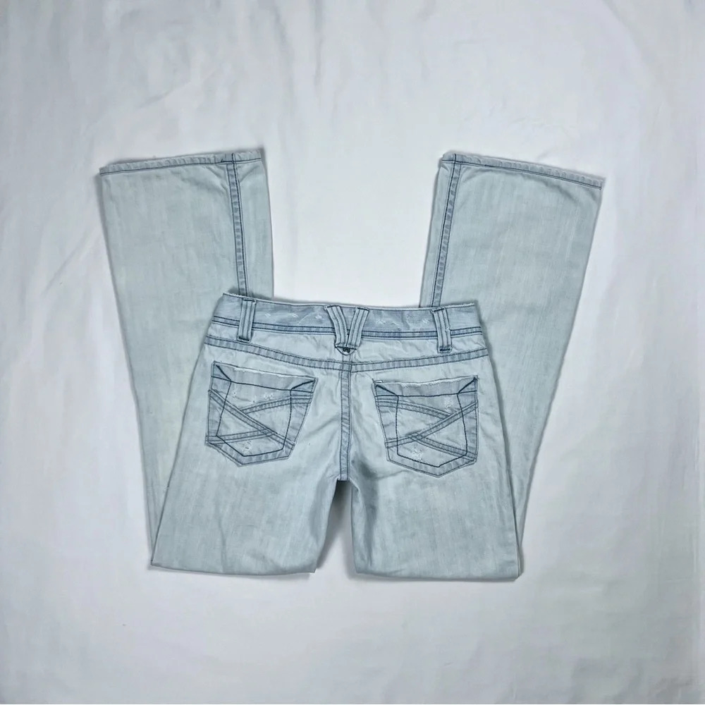 Y2K Aeropostale Low Rise Flare Jeans - Picture 8 of 9